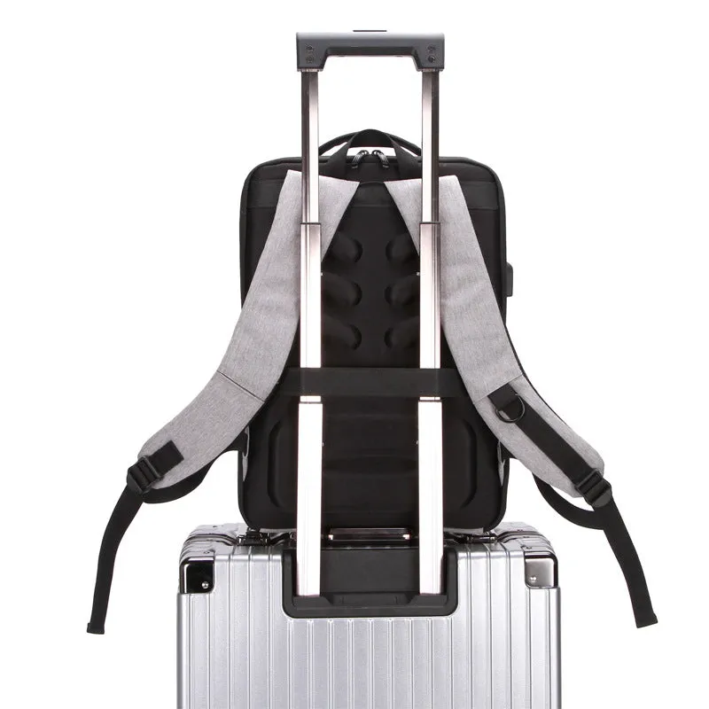 Men's Hard Shell Large Capacity Fashion Business Backpacks