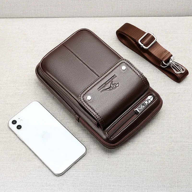 Men's Kangaroo Mobile Wear Large Capacity Men's Waist Packs