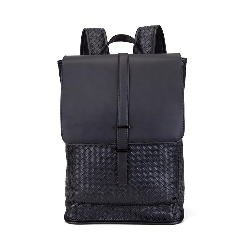 Men's Korean Large Capacity Trendy Crazy Horse Backpacks