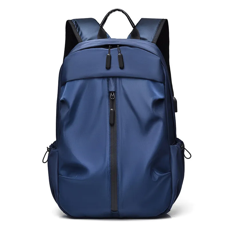 Men's Korean Pure Color Washed Business Commute Bags