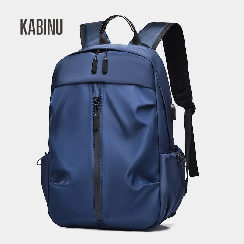 Men's Korean Pure Color Washed Business Commute Bags
