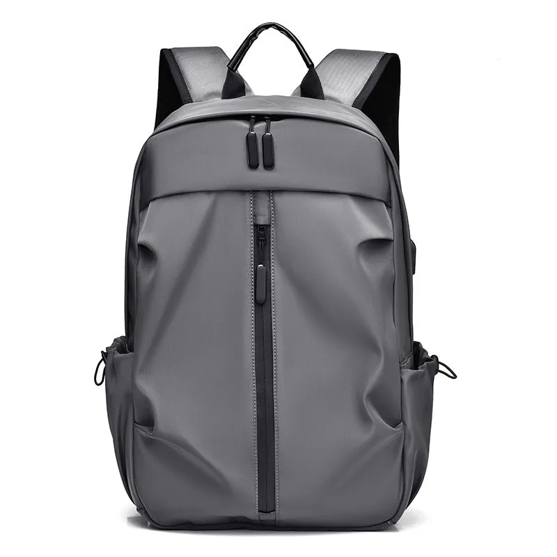 Men's Korean Pure Color Washed Business Commute Bags