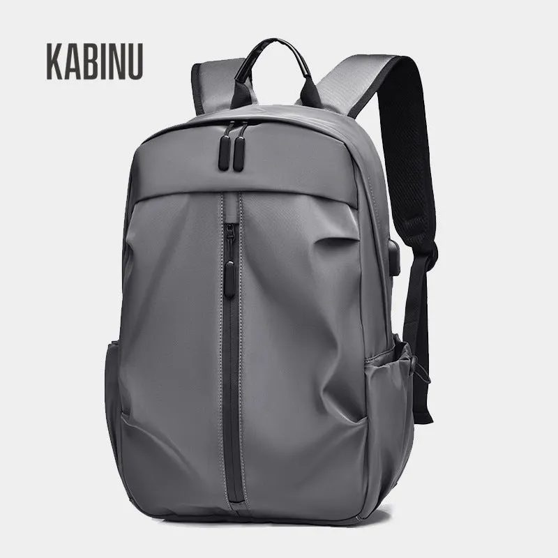 Men's Korean Pure Color Washed Business Commute Bags