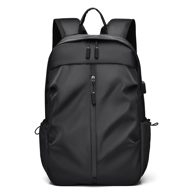 Men's Korean Pure Color Washed Business Commute Bags