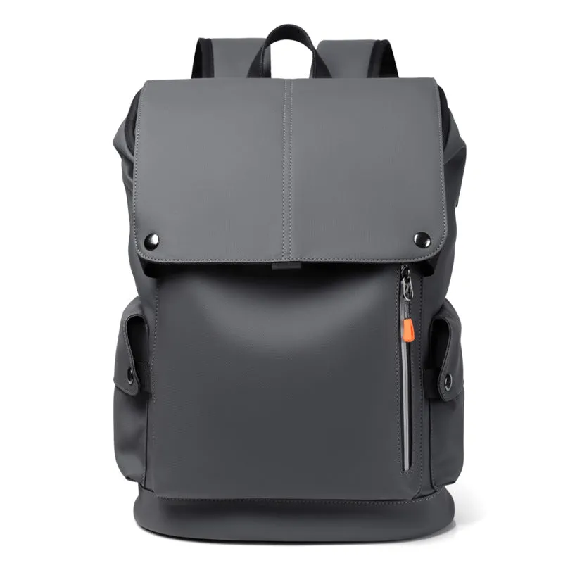 Men's Leather Trendy Large Capacity Tooling Function Backpacks