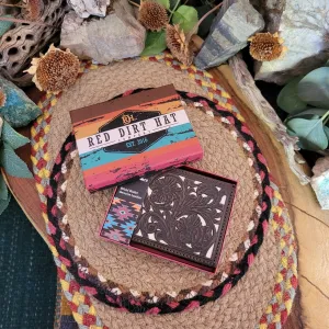Men's Leather Trifold Wallet with Leather Floral Tooling by Red Dirt Hat Co 23111881W1