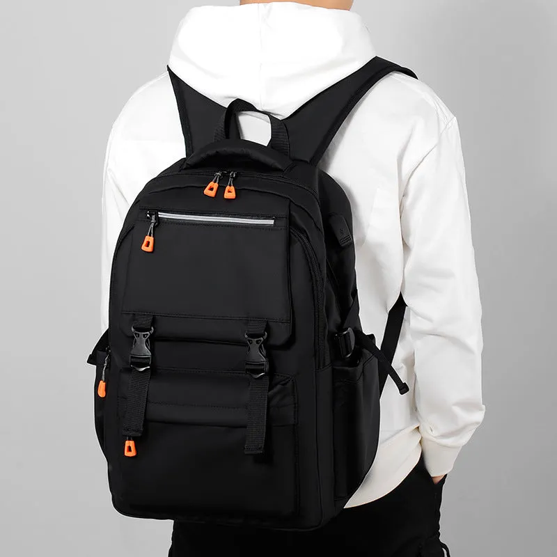 Men's Trendy Business Computer Large Capacity College Backpacks