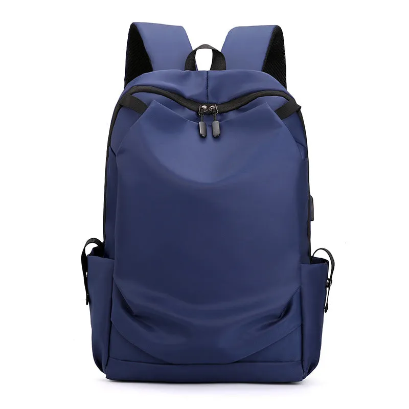 Men's Unique Printed Waterproof Leisure Rechargeable Backpacks