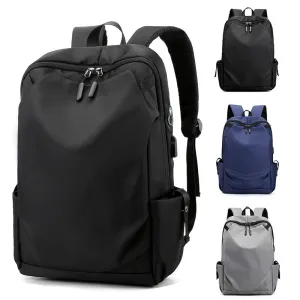 Men's Unique Printed Waterproof Leisure Rechargeable Backpacks
