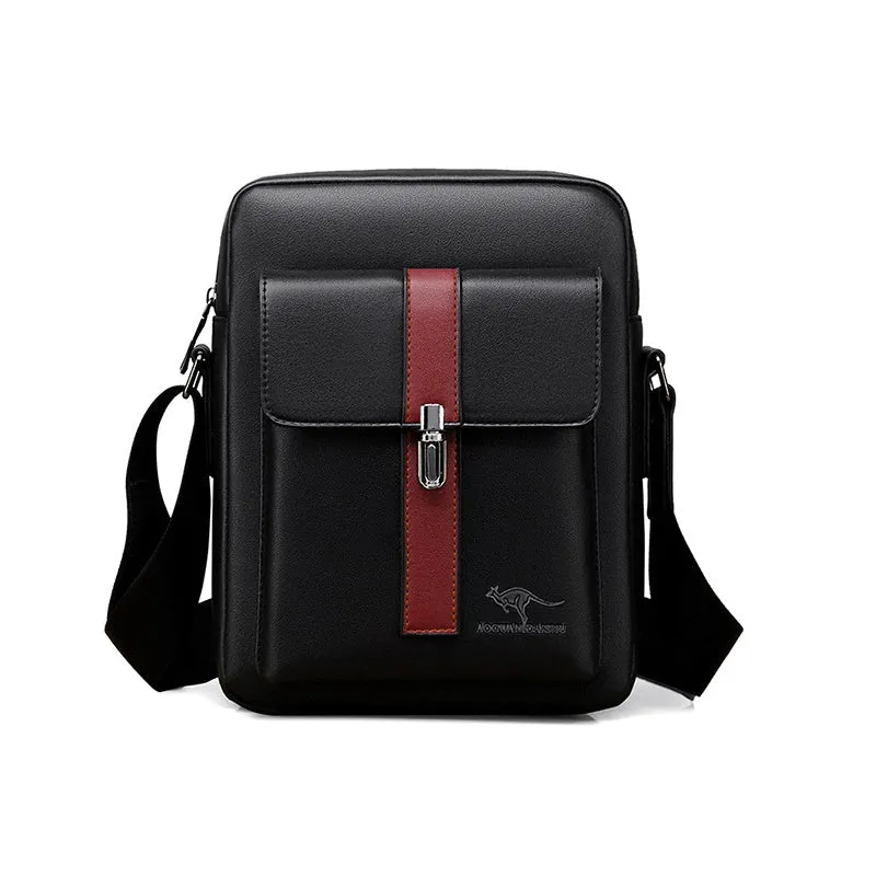 Messenger Bag for Men Soft PU Leather