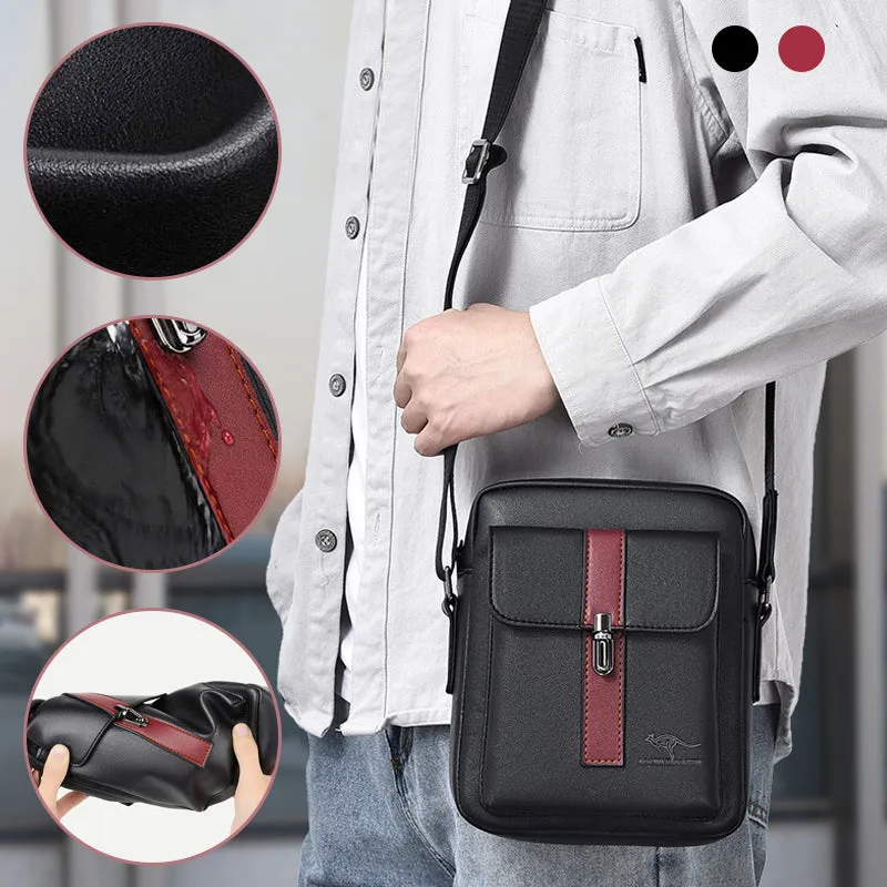 Messenger Bag for Men Soft PU Leather