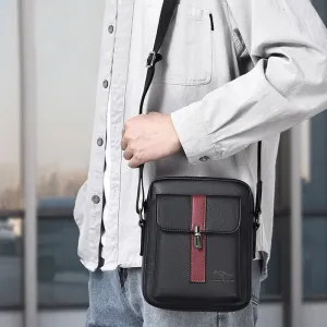 Messenger Bag for Men Soft PU Leather