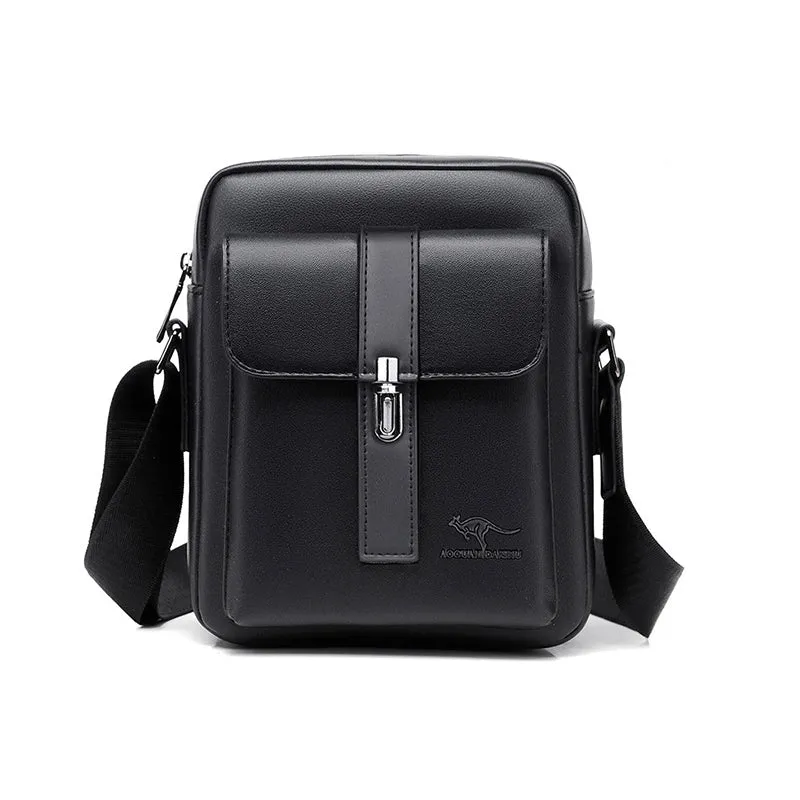 Messenger Bag for Men Soft PU Leather
