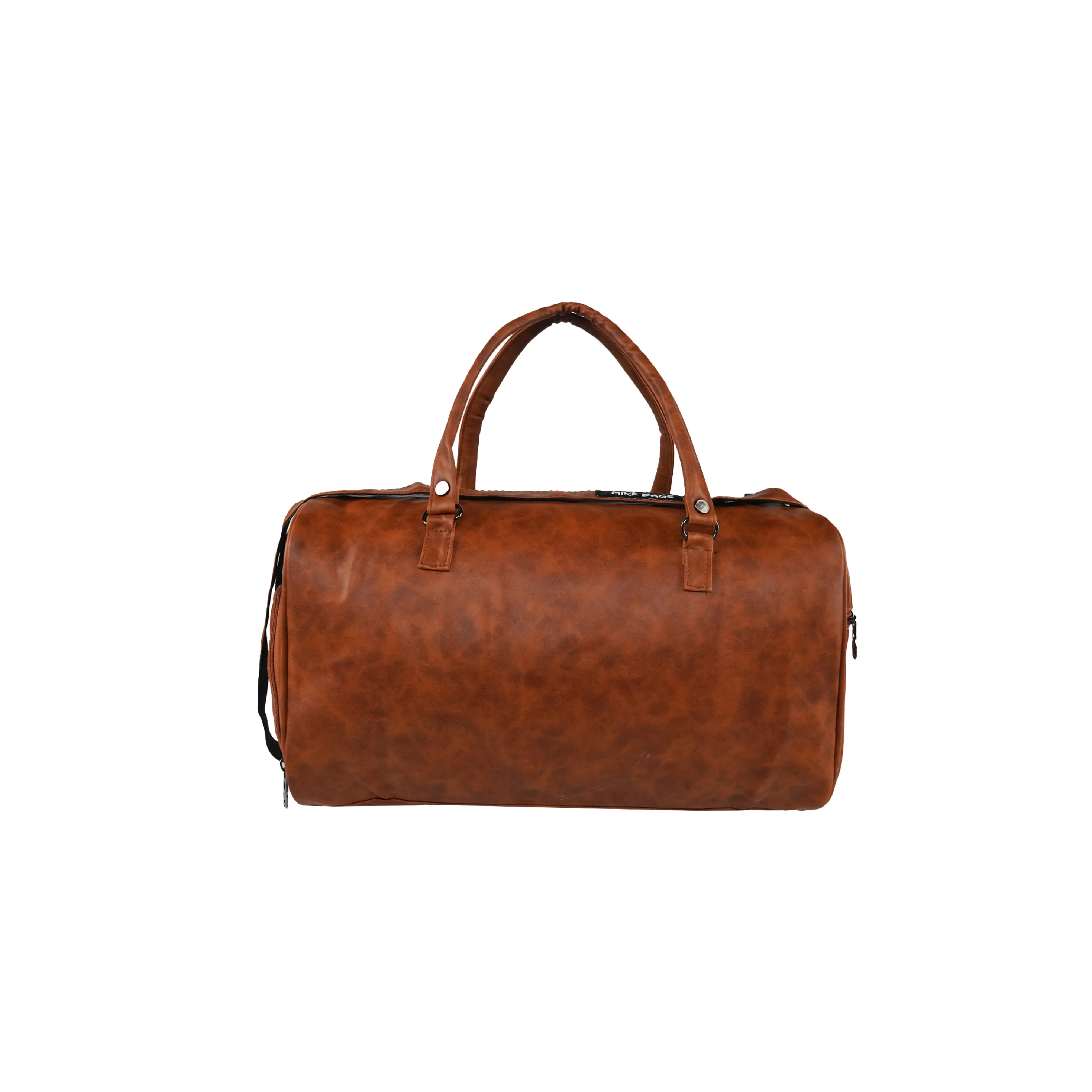 Mike Duffle Bag with Shoe Compartment - Brown