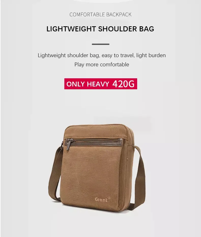 Modern Carry-On Men's Side Bag (Beige)