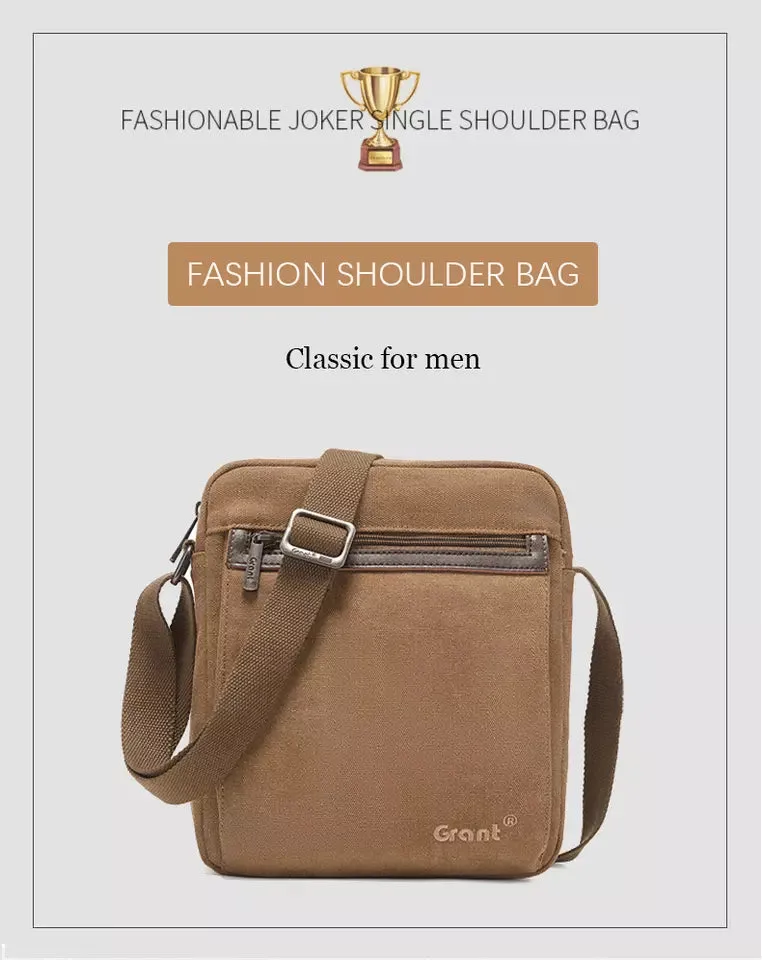 Modern Carry-On Men's Side Bag (Beige)