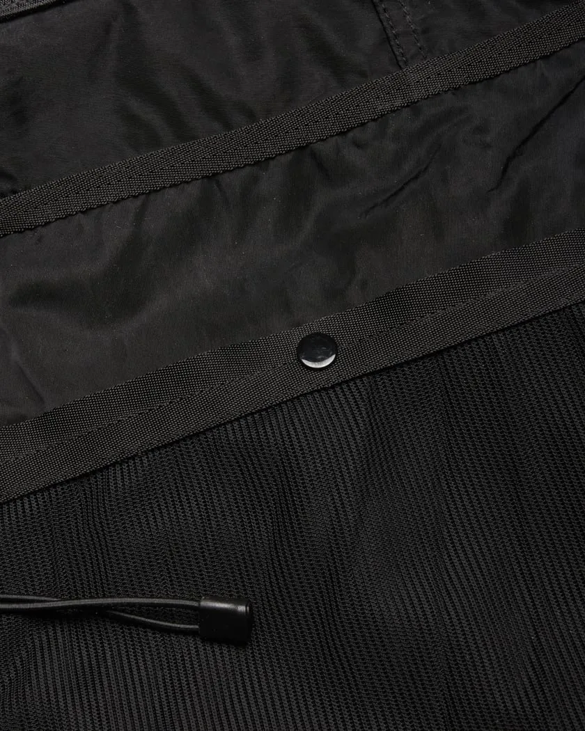 Nylon B Crossbody Messenger Bag Black