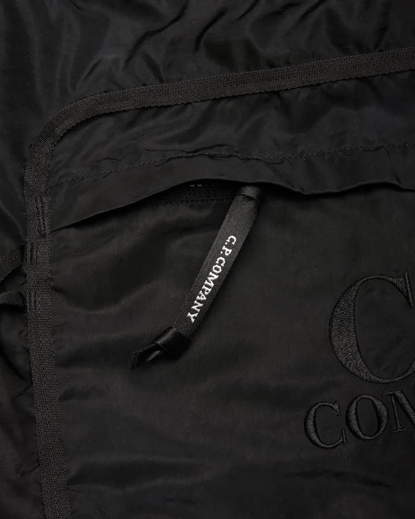 Nylon B Crossbody Messenger Bag Black