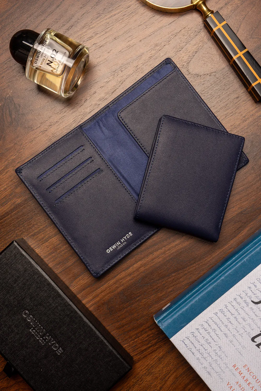 Oxford Navy Bifold Wallet