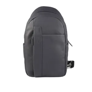 Picard Buffalo Men's Leather Crossbody Bag (Navy)