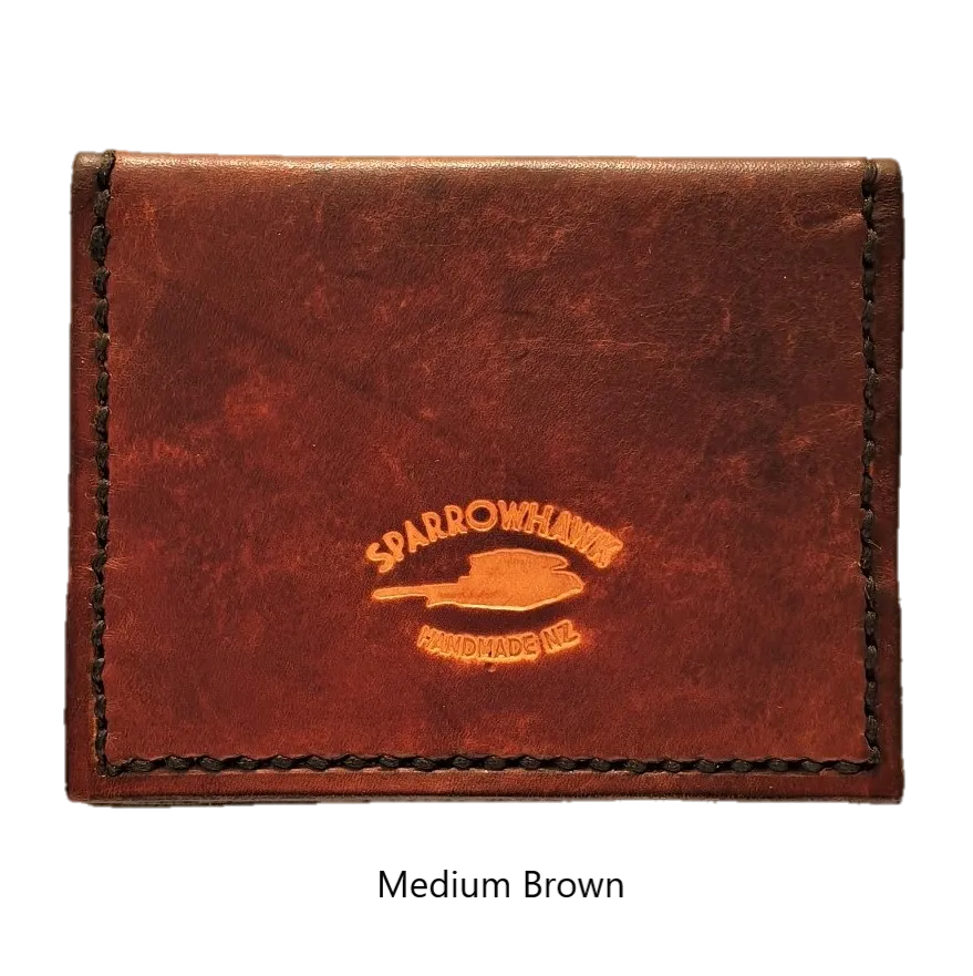 Pilot Cross Card Wallet- Initials & Wings - Hand Dyed, 7 colours