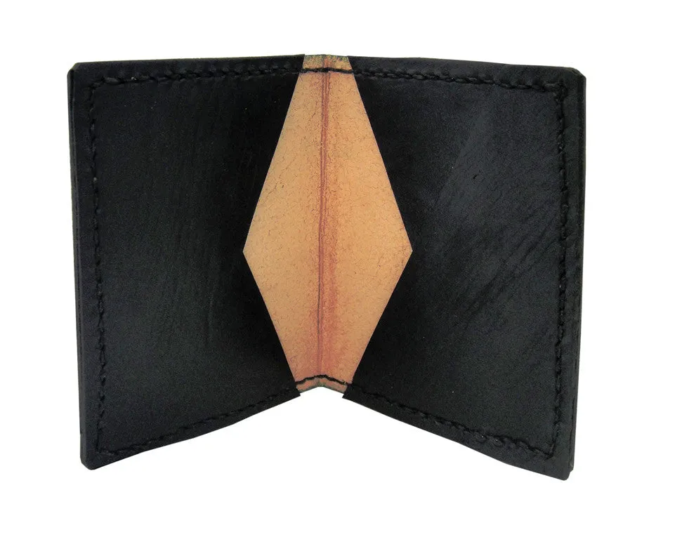 Pilot Cross Card Wallet- Initials & Wings - Hand Dyed, 7 colours
