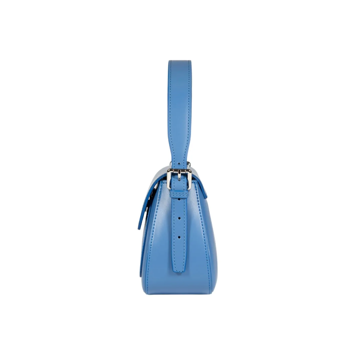Renato Borzatta EMMA Leather Shoulder Bag Blue