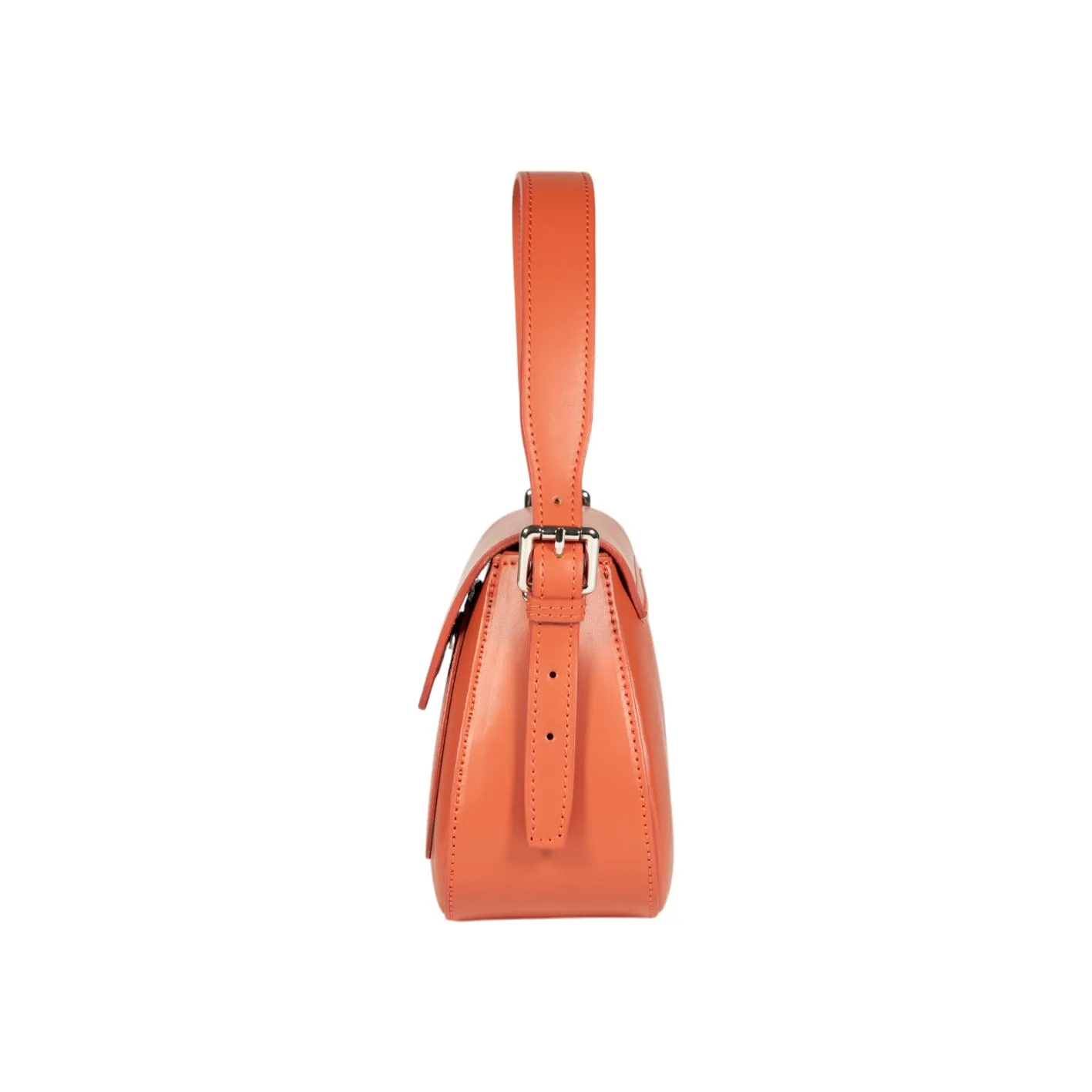 Renato Borzatta EMMA Shoulder Bag with Flap Paprika Orange