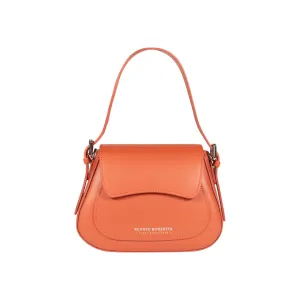 Renato Borzatta EMMA Shoulder Bag with Flap Paprika Orange
