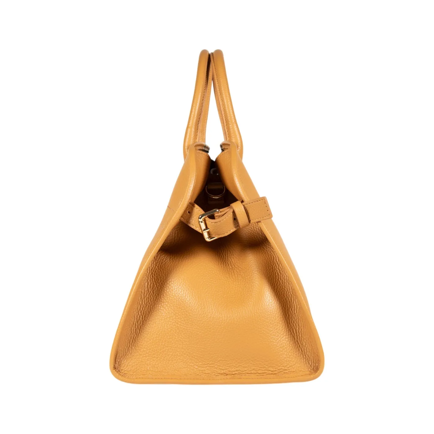 Renato Borzatta FRIDA leather satchel shoulder bag Tan