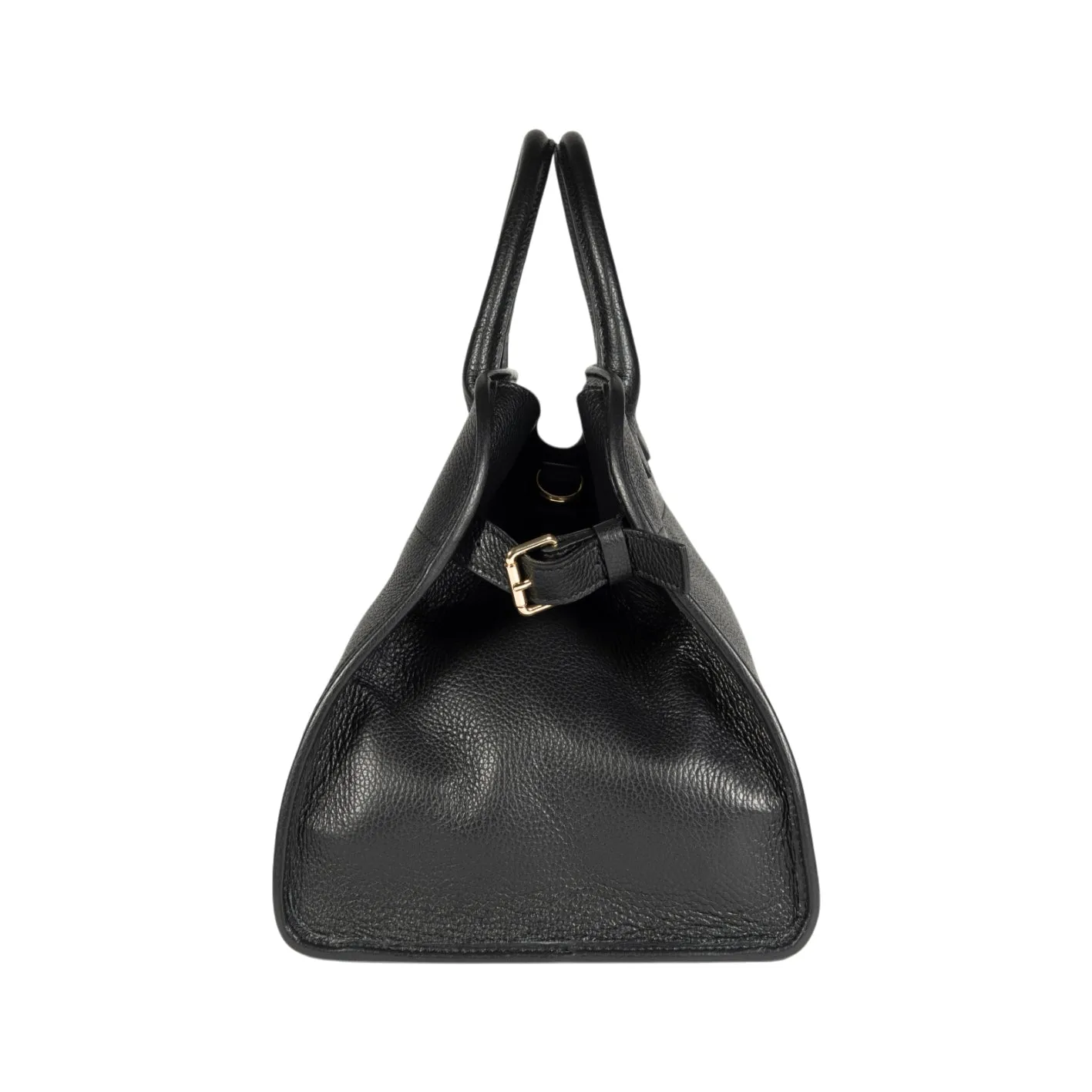 Renato Borzatta FRIDA Women's Leather Satchel Bag Black