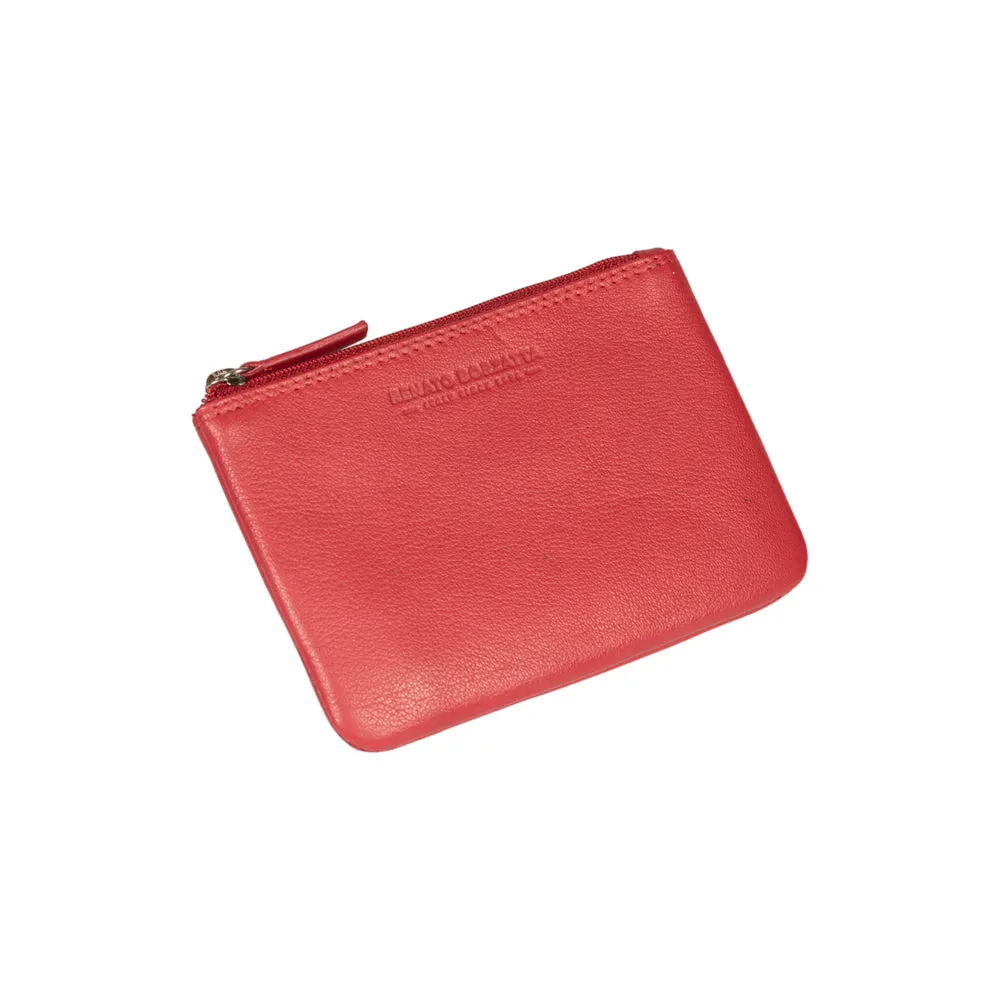 Renato Borzatta Key Holder Coin Purse in Leather Red
