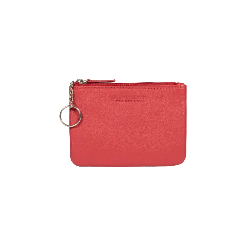 Renato Borzatta Key Holder Coin Purse in Leather Red