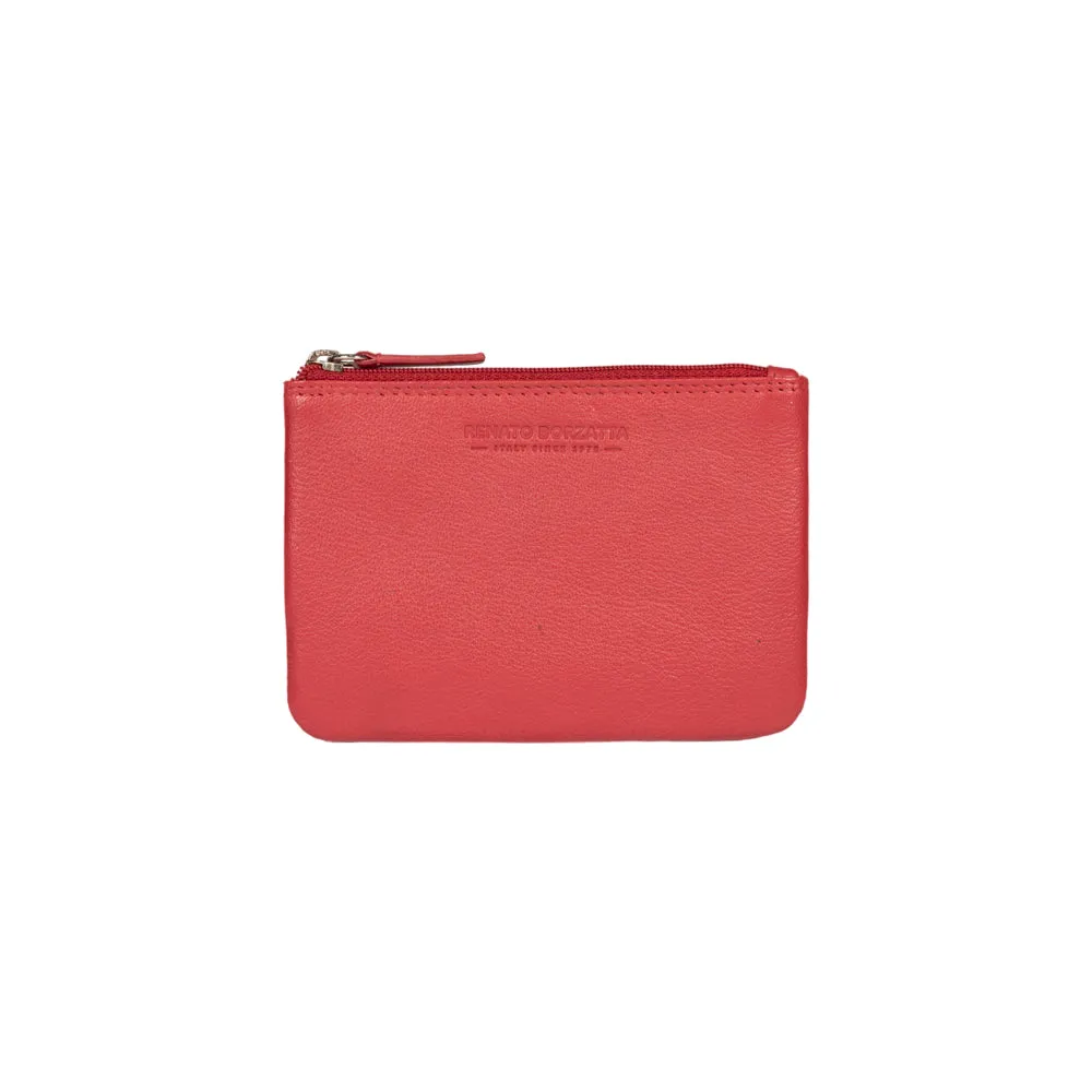 Renato Borzatta Key Holder Coin Purse in Leather Red
