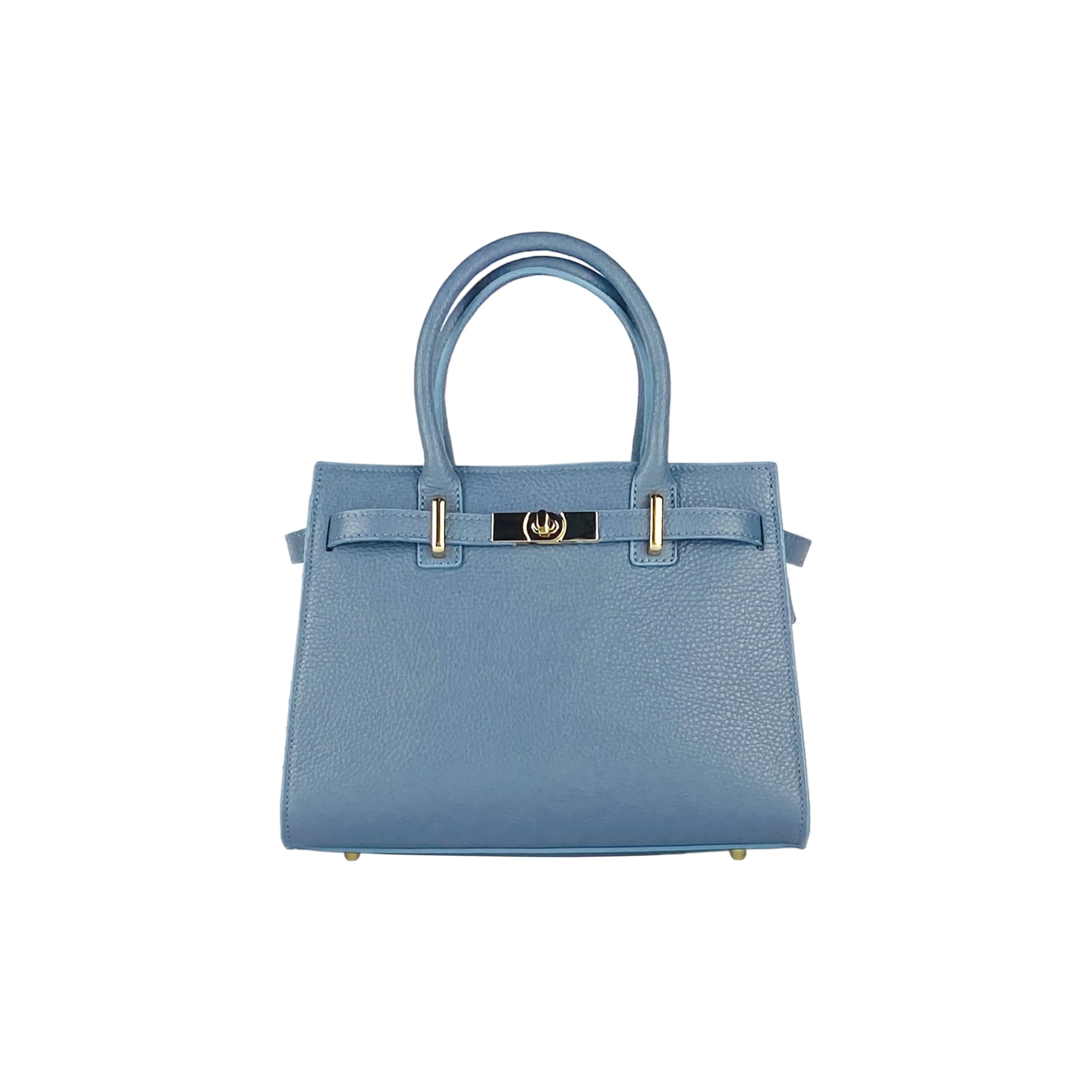 Renato Borzatta leather satchel bag blue