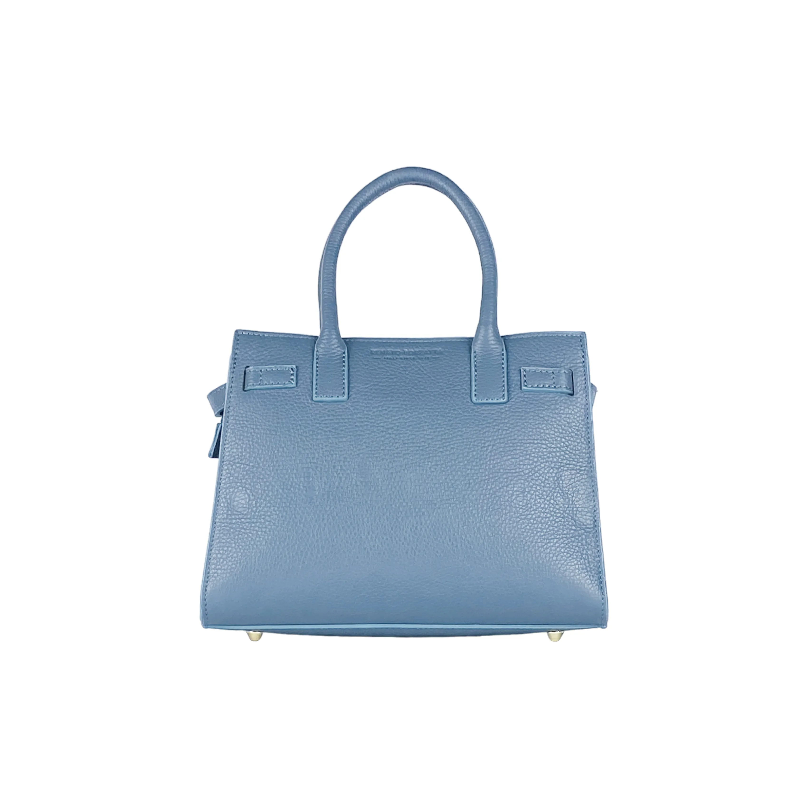 Renato Borzatta leather satchel bag blue