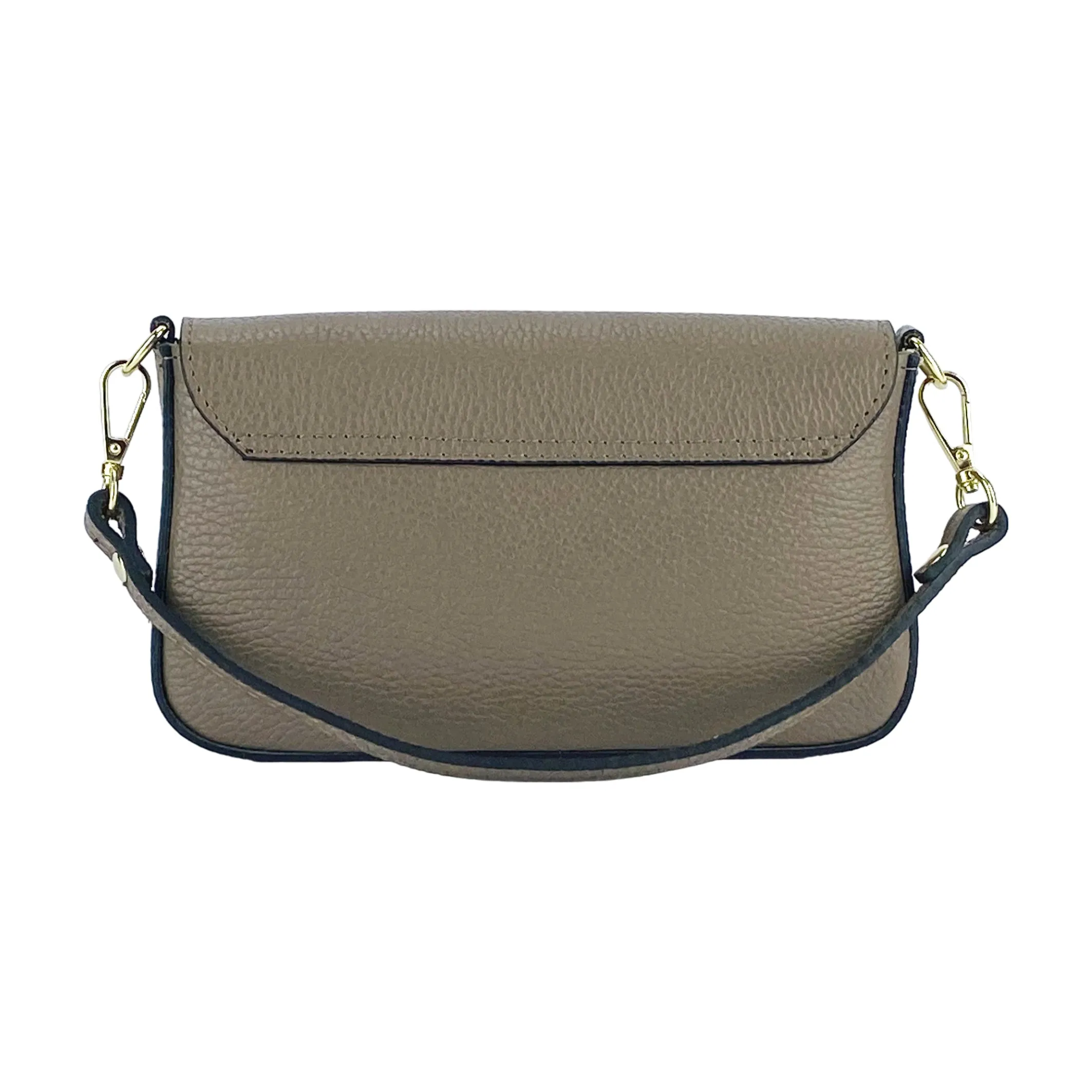 Renato Borzatta leather Small Shoulder Bag Taupe