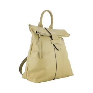 Renato Borzatta Leather Soft backpack beige