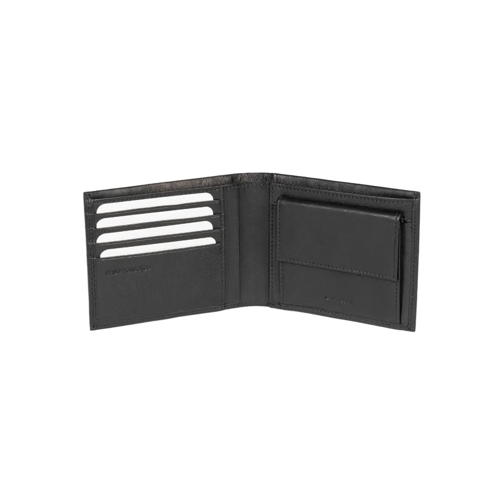Renato Borzatta Men's leather wallet Black