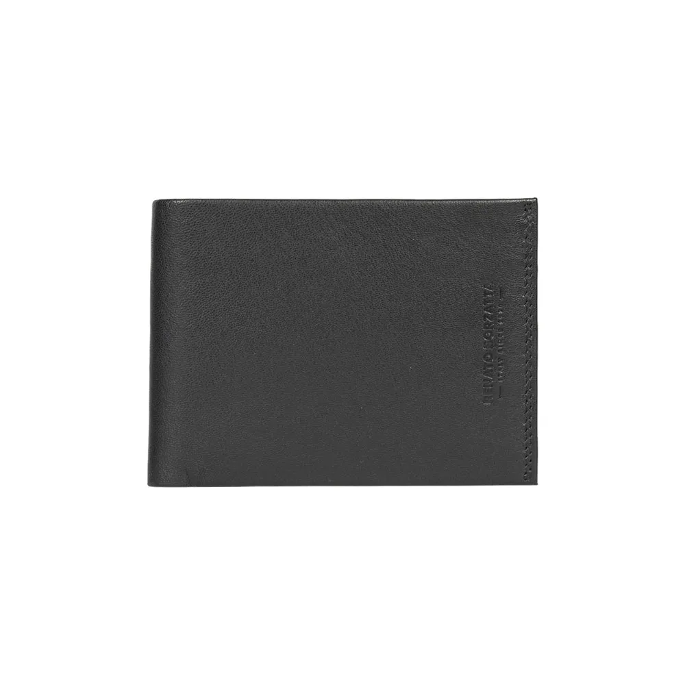 Renato Borzatta Men's leather wallet Black