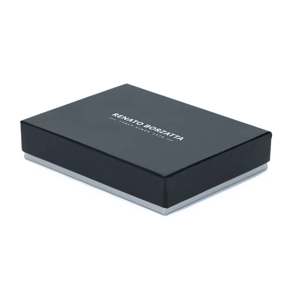 Renato Borzatta Men's leather wallet Black