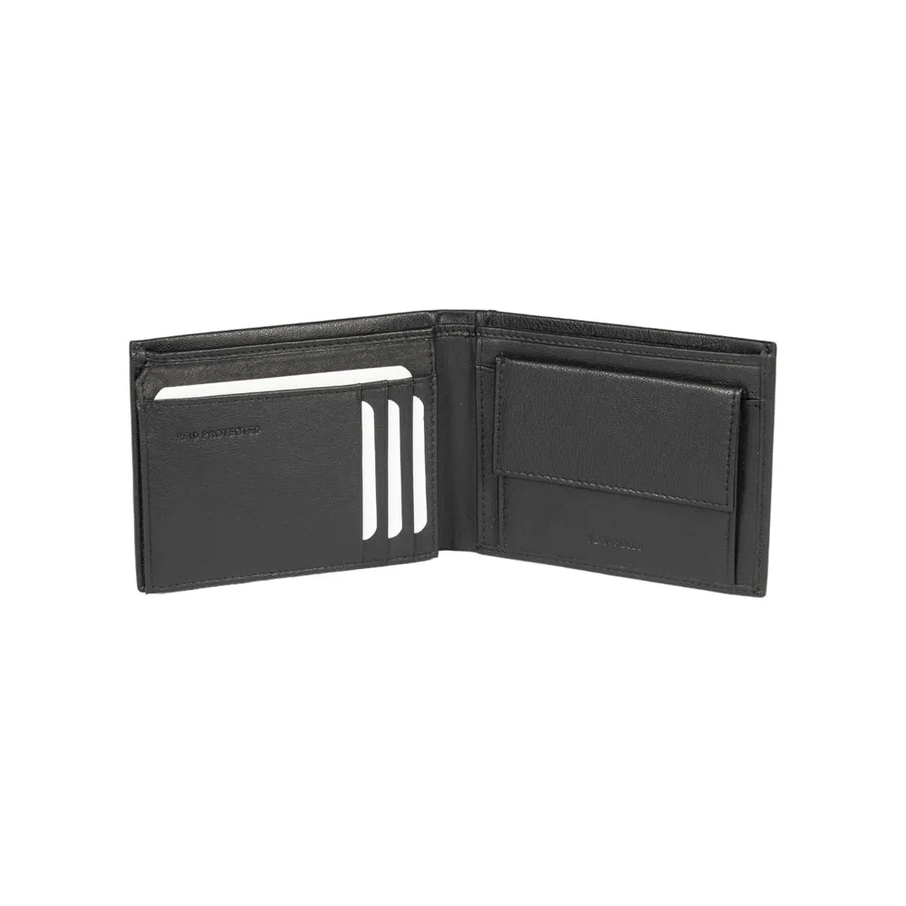 Renato Borzatta Men's leather wallet Black