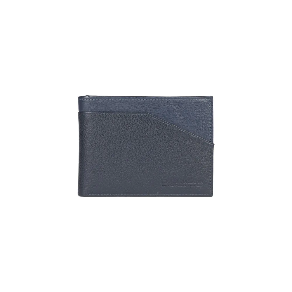 Renato Borzatta Men's Leather Wallet Blue