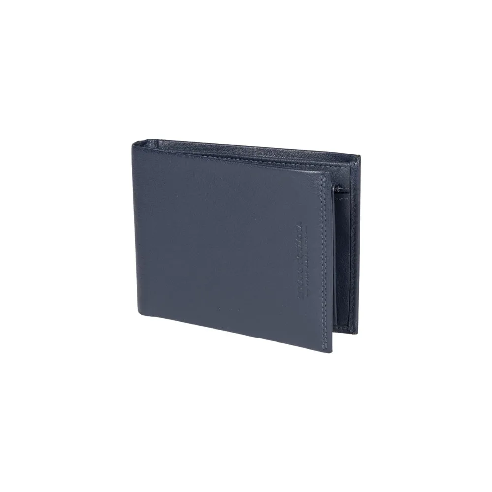 Renato Borzatta Men's leather wallet blue