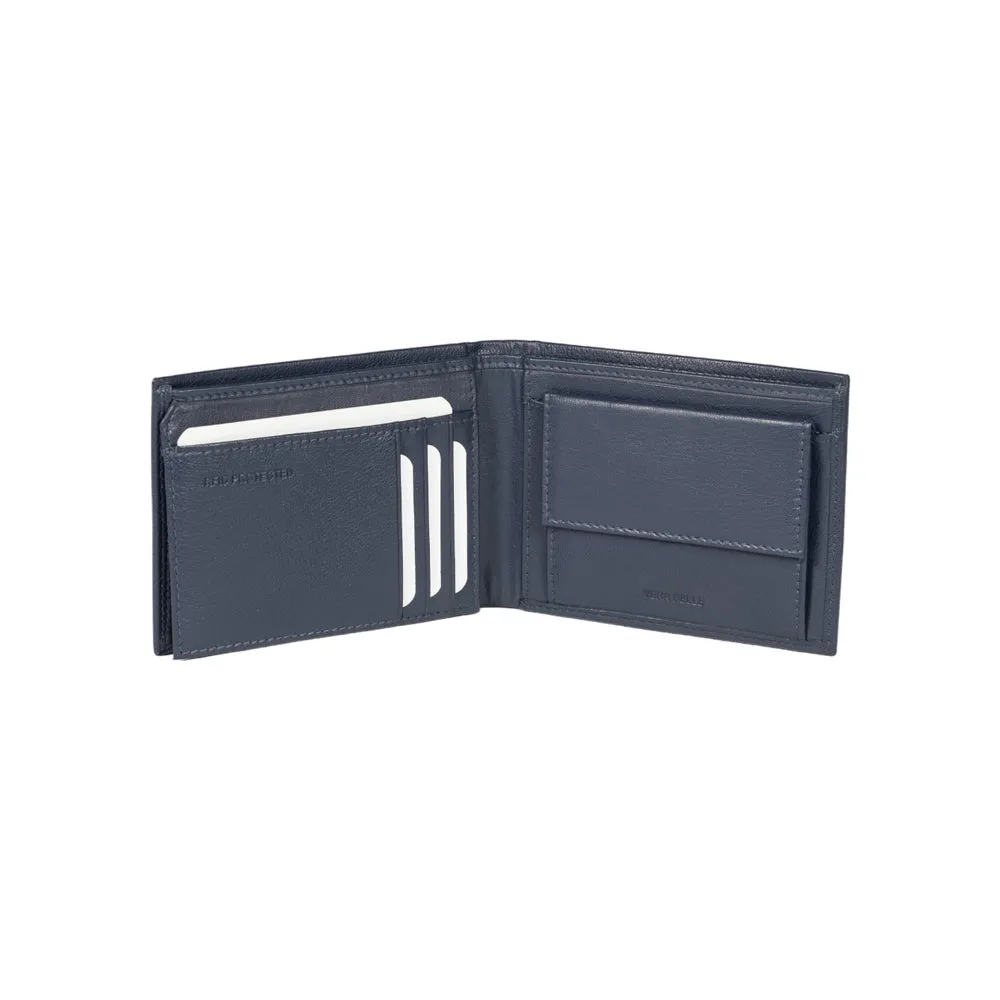 Renato Borzatta Men's leather wallet Blue