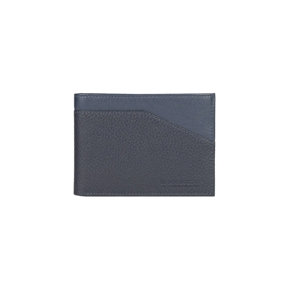Renato Borzatta Men's Leather Wallet Blue