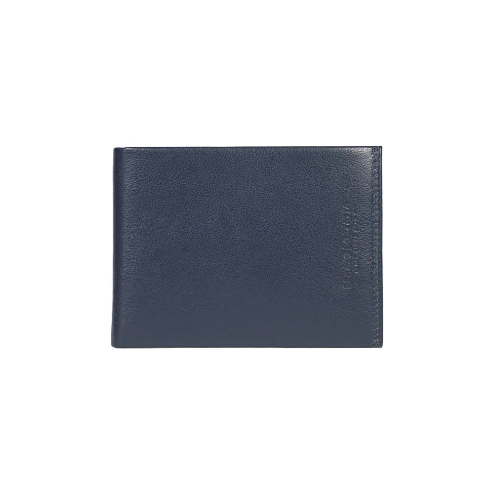 Renato Borzatta Men's leather wallet Blue