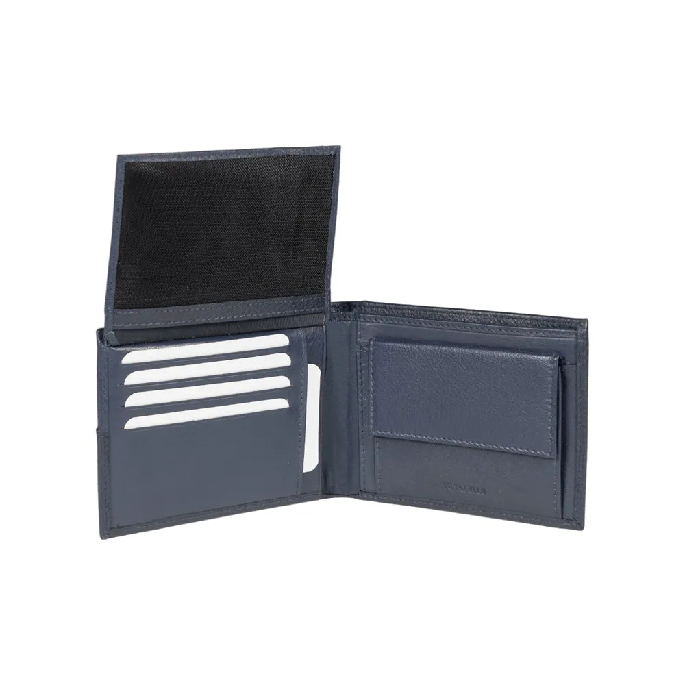 Renato Borzatta Men's leather wallet Blue