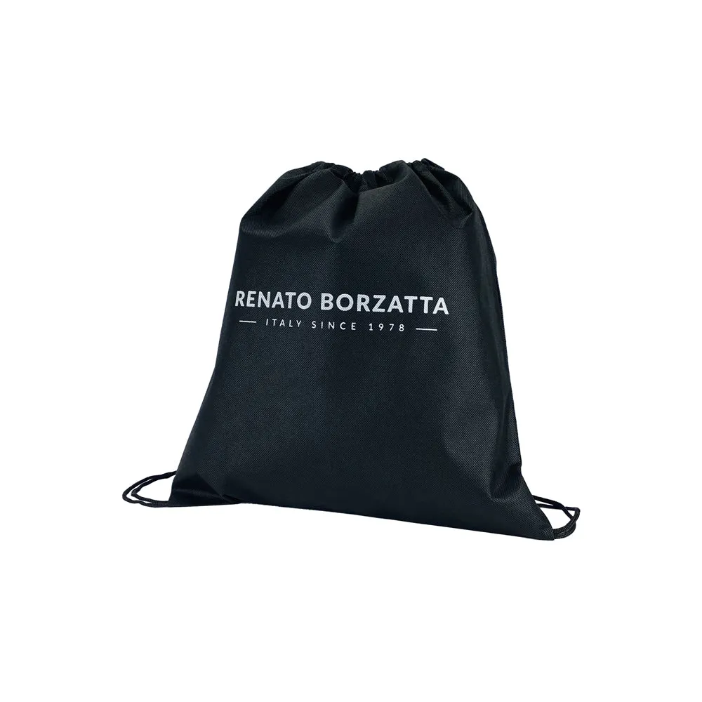Renato Borzatta Nylon and Genuine Leather Laptop / Tablet Backpack Red