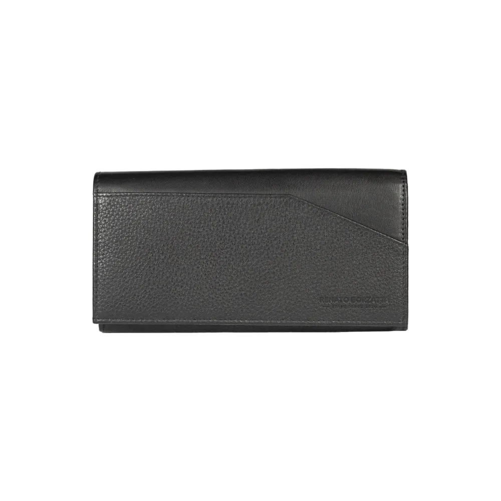 Renato Borzatta Women's Leather RFID Wallet Black